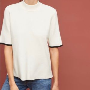 NWT Anthropologie Mock Neck Top